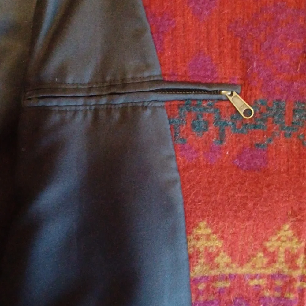 Woolrich Women's Vintage Red Floral Fully Lined Wool Blend Jacket Size XL - Picture 7 of 9